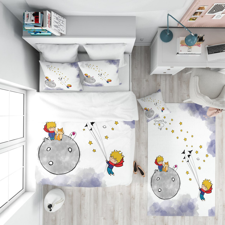 فرشینه اتاق کودک برند مینوریا کیدز طرح شازده کوچولو کد p-373